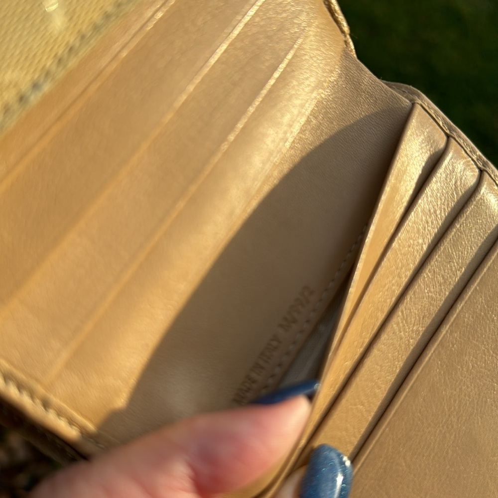 Celine CC monogram denim wallet in yellow in like new condition. authent… - Picture 13 of 15